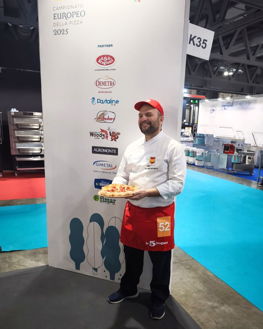 Alessandro Damiano at the European Pizza Championship 2025